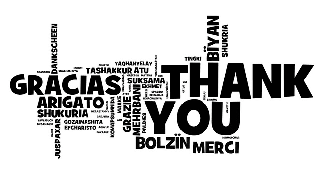 gracias todos idiomas